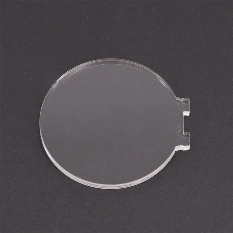 300Pcs Clear Small Acrylic Board DIY Led Keychain Pendant Round Square Transparent Panel 4mm Thickness Organic Glass Blank