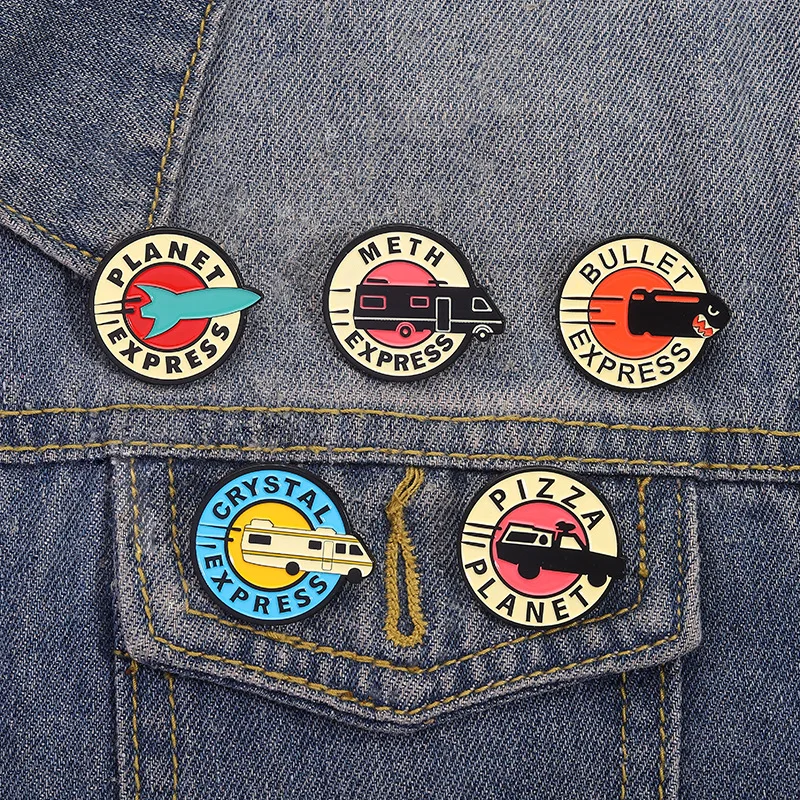 Broche de Anime de ciencia ficción Pines para ropa, Pin de insignia de Metal creativo, accesorios de personalidad, broches para ropa de mujer, alfileres de Anime