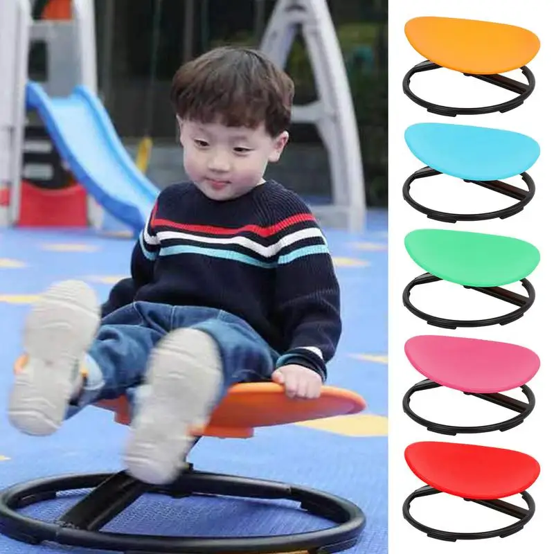 Kids Swivel Kids Sensory Swivel Chair Kids Balance Toys Indoor Outdoor Play Equipment Spin Chair For Training Body Coordination