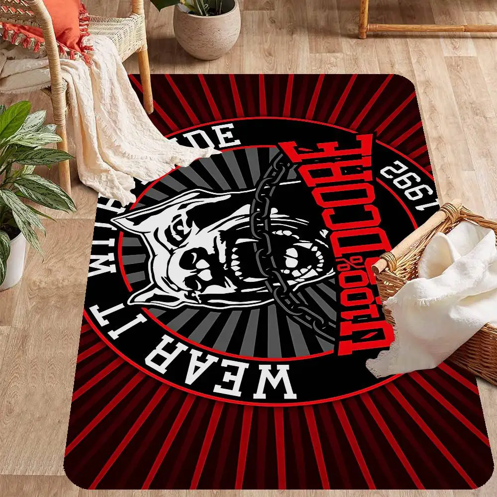 Bone Gabber 100 Hardcore Dog Room Mats Cheaper Anti-slip Modern Living Room Balcony Printed Welcome Rug