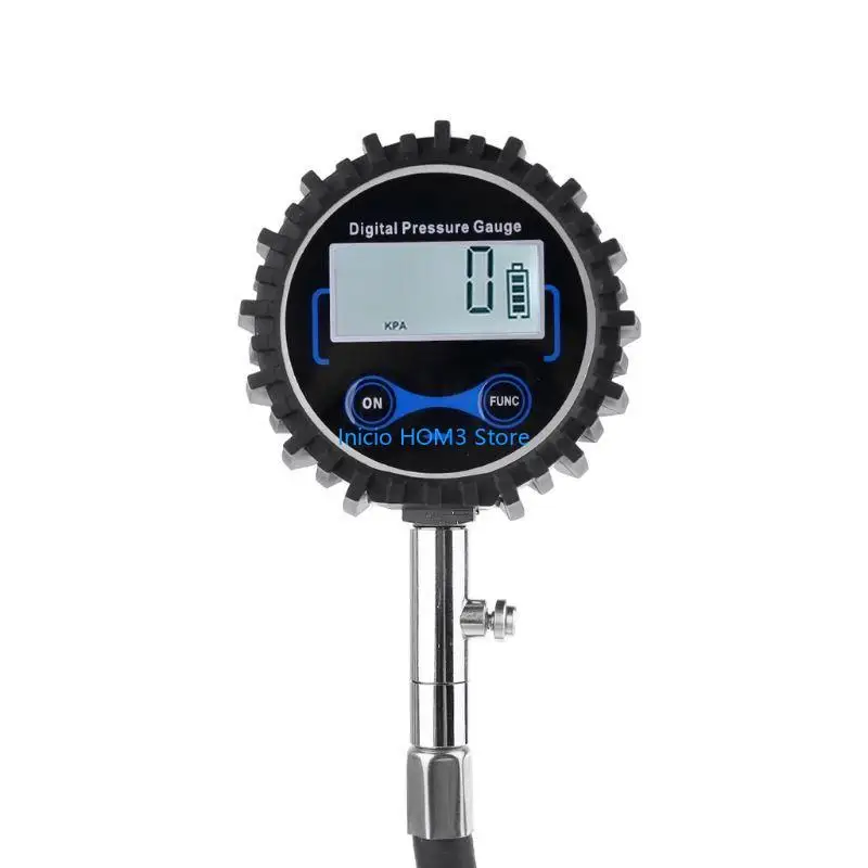 A5yd Tire Pression Gauge 200 PSI Digital LCD Affichage Air Chuck pour voiture