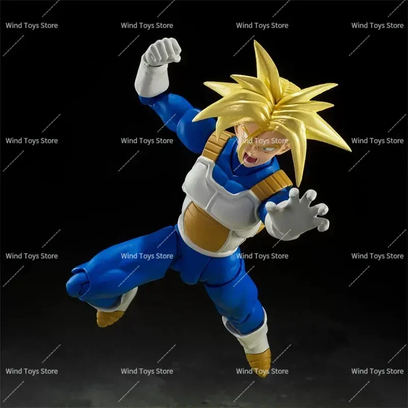 Bandai Original Dragon Ball Anime Figure SHF Torankusu dessin animé couleur figurine jouets pour enfants cadeau modèle à collectionner poupées