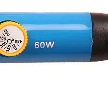 60W Adjustable Temperature Soldering Iron Kit With Stand Sponge 5 Tips For Electronics Repair DIY Welding Tool Set