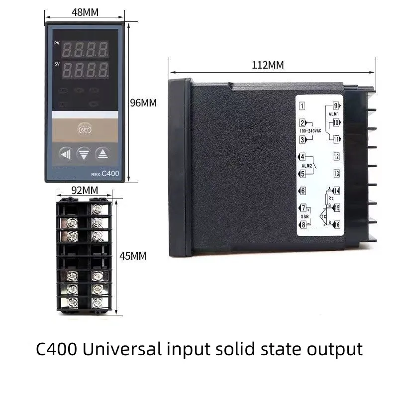 Instrument Temperature Control REX-C400 Controller REX-C400FK02-M*AN Relay output / REX-C400FK02-V*AN SSR output