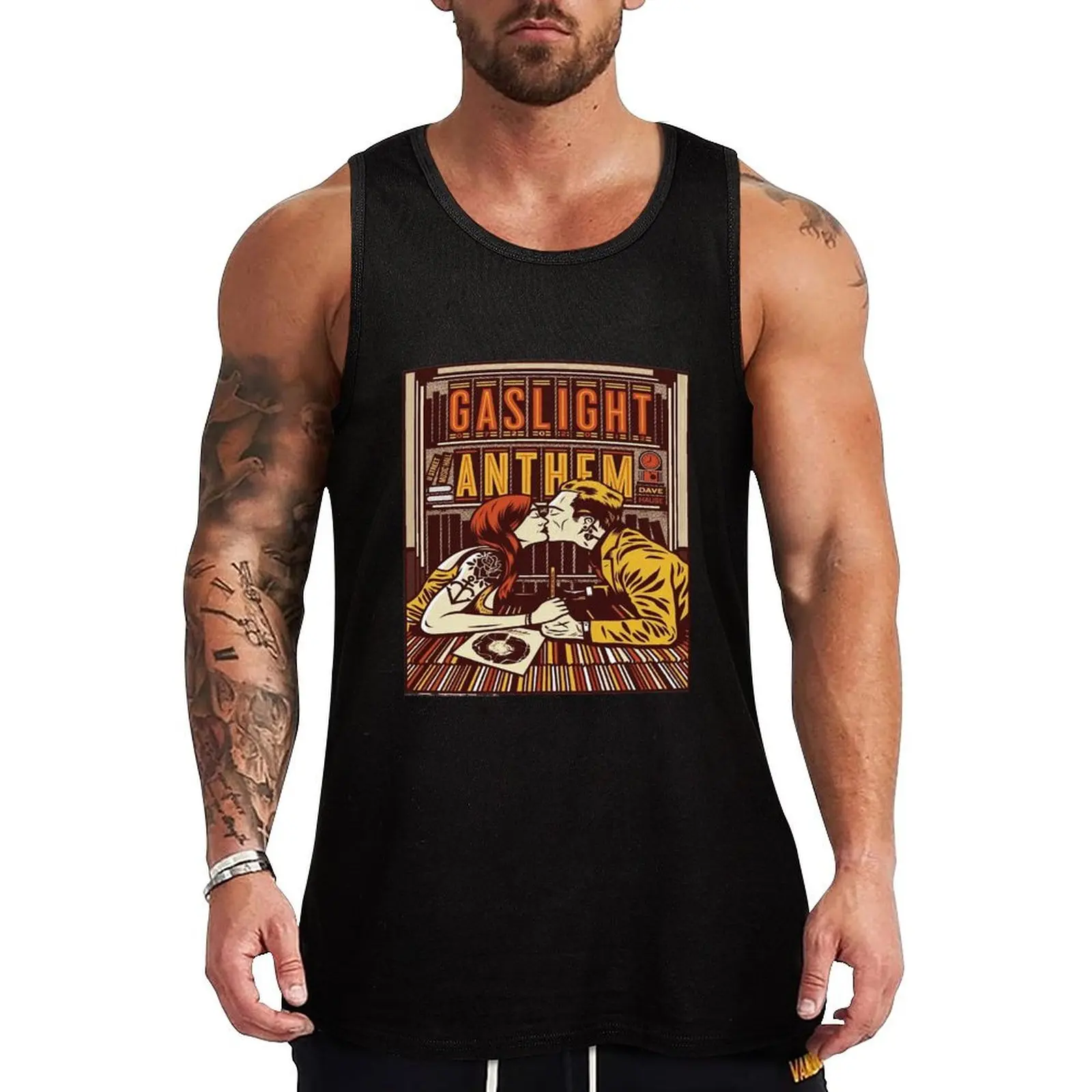 Gaslight Anthem 1(9) Tank Top gym accessories man t-shirt for men summer 2024 Men's summer t-shirt