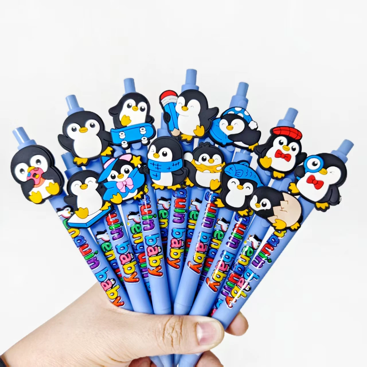 

13 шт./20 шт., шариковая ручка с изображением пингвина, детская тема, креативная ручка с принтом «Пингвин», для ежедневного офиса, студенческого обучения, канцелярские принадлежности, подарочная ручка