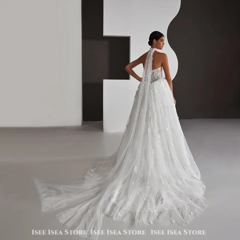 Vestidos de boda personalizados para mujer, vestidos de novia elegantes con estampado de encaje y escote en forma de corazón, vestidos de novia personalizados 2025