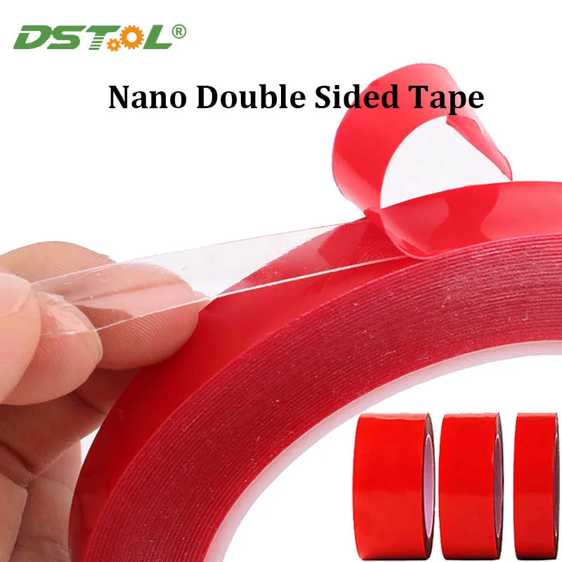 

Nano Double Sided Tape Transparent Tapes Washable Adhesive Nano Traceless Sticker Glue For ETC Mobile Phone Holder Thick 1mm