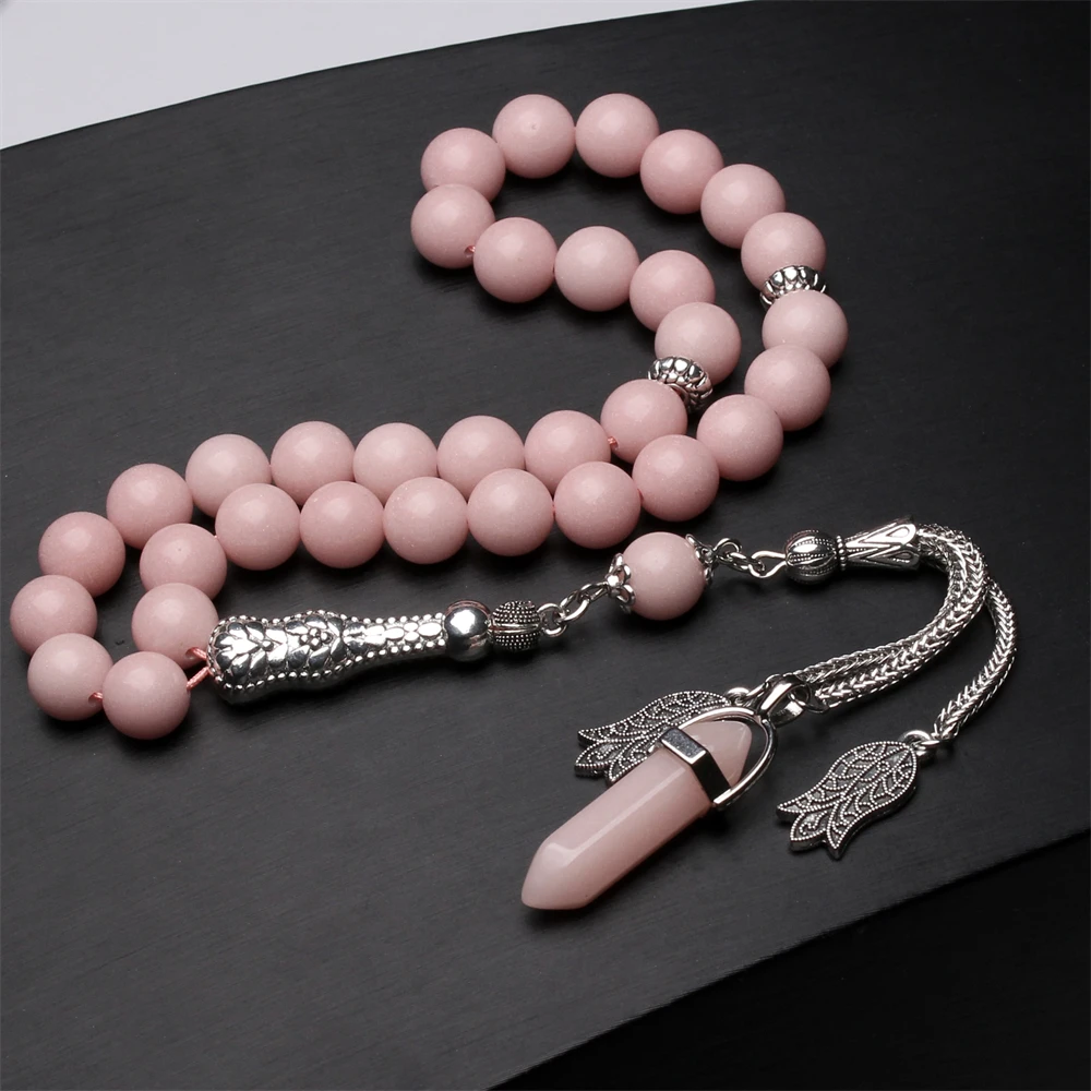 luminous stone tasbih tasbeeh gift Islamic Tesbih islamic prayer beads misbaha tassels glow in dark Muslim rosary beads sibha