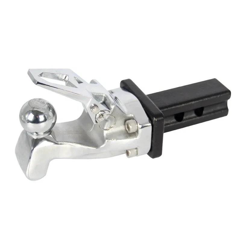 2-Inch Trailer Hitch Steel Tow Hook Removable Connector 5x5cm Hitch Ball Car Trailer Accessories