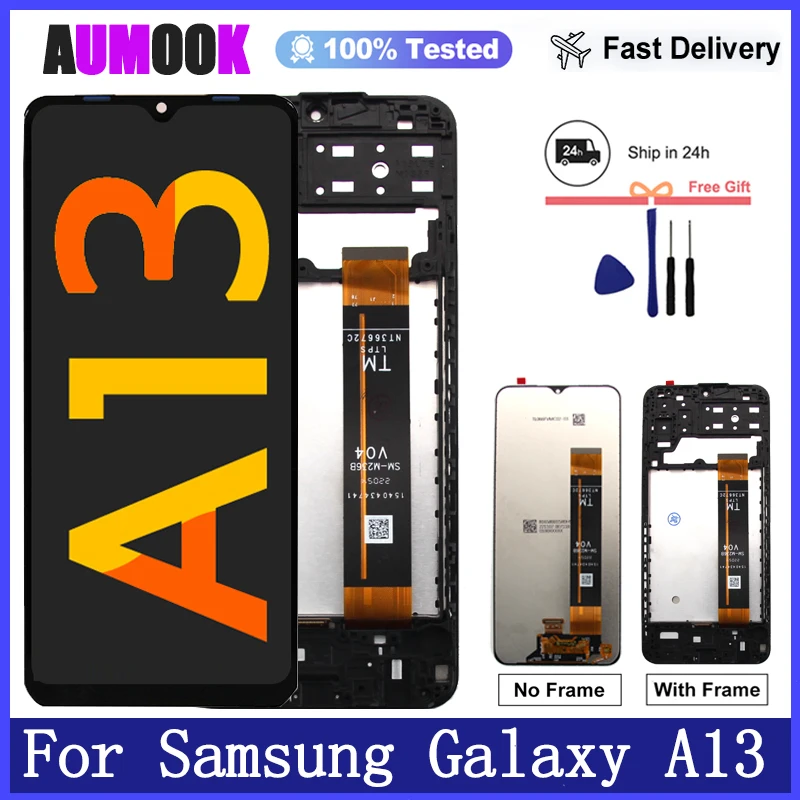 Wyświetlacz 6,6" A13 do Samsung Galaxy A13 4G A135 A137 Wyświetlacz LCD Zespół ekranu dotykowego do Samsung A13 SM-A135F A137F LCD