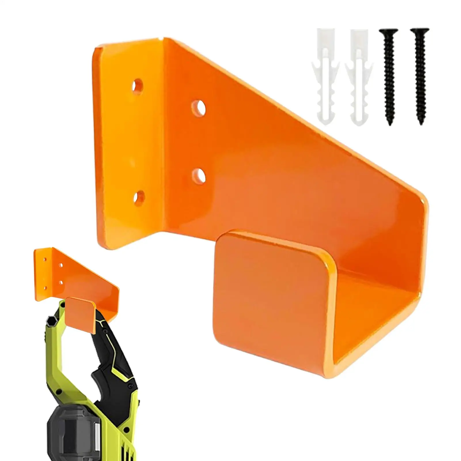 

Настенный держатель для бензопилы, металлические сверхмощные крючки для бензопилы, настенное крепление, стойка для бензопилы, сверхмощный кронштейн для бензопил