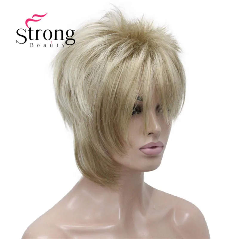 StrongBeauty Short Cute Straight Wig Synthetic Hair Women\'s Party Cosplay Wig