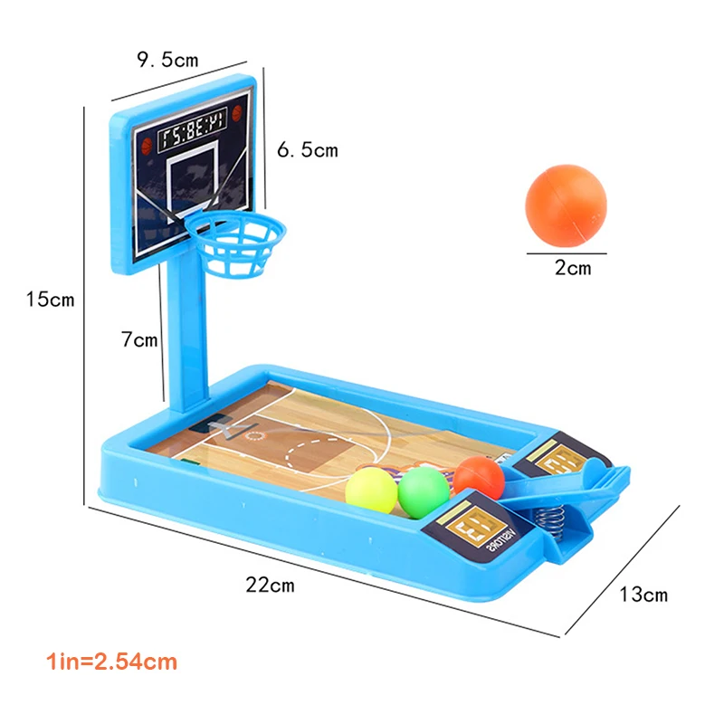 Basketball Shooting Game 3-Ball Interactive Board Game Indoor Sports Kids Gifts