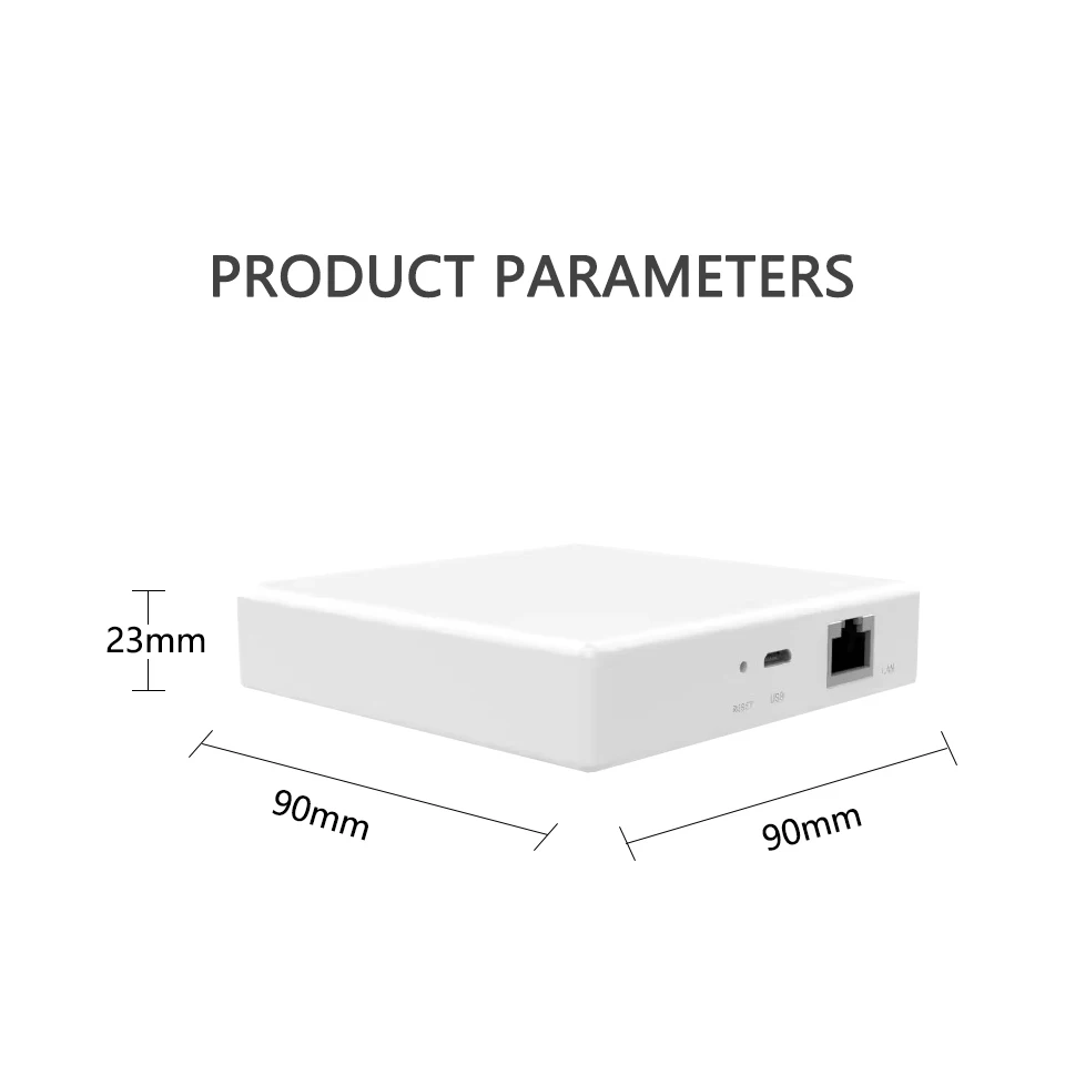 Imagem -06 - Zigbee-matter Thread Hub Gateway para Smart Home Bridge Mate Gateway Controle de Voz Via Siri Tuya Homekit Smartthings Google Alexa