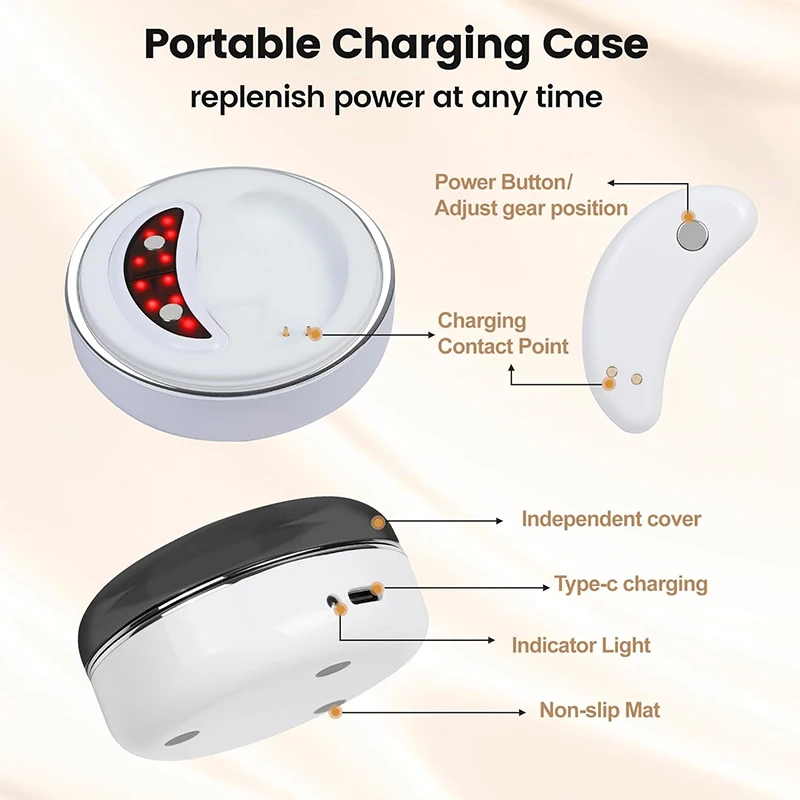 EMS Roodlichttherapie Oogmassageapparaat EMS Puls Microstroom Verlicht vermoeidheid Verminder donkere kringen Lijnen Zwelling Anti-rimpel Schoonheid