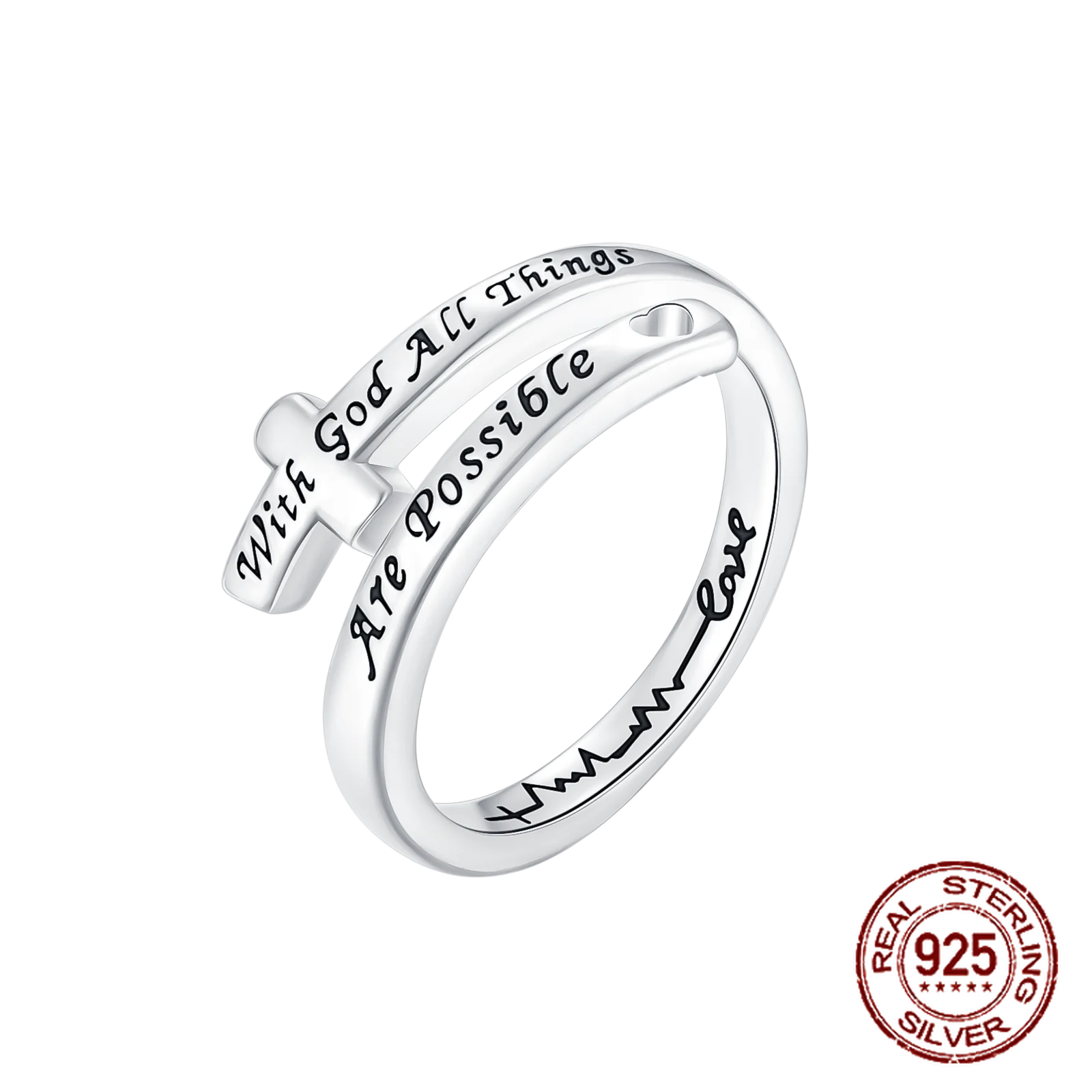 Rings for Women 925 Sterling Silver Open Ring Rose Cross Crown Rings Sparkling Colorful Zircon Wedding Engagement Jewelry Gifts