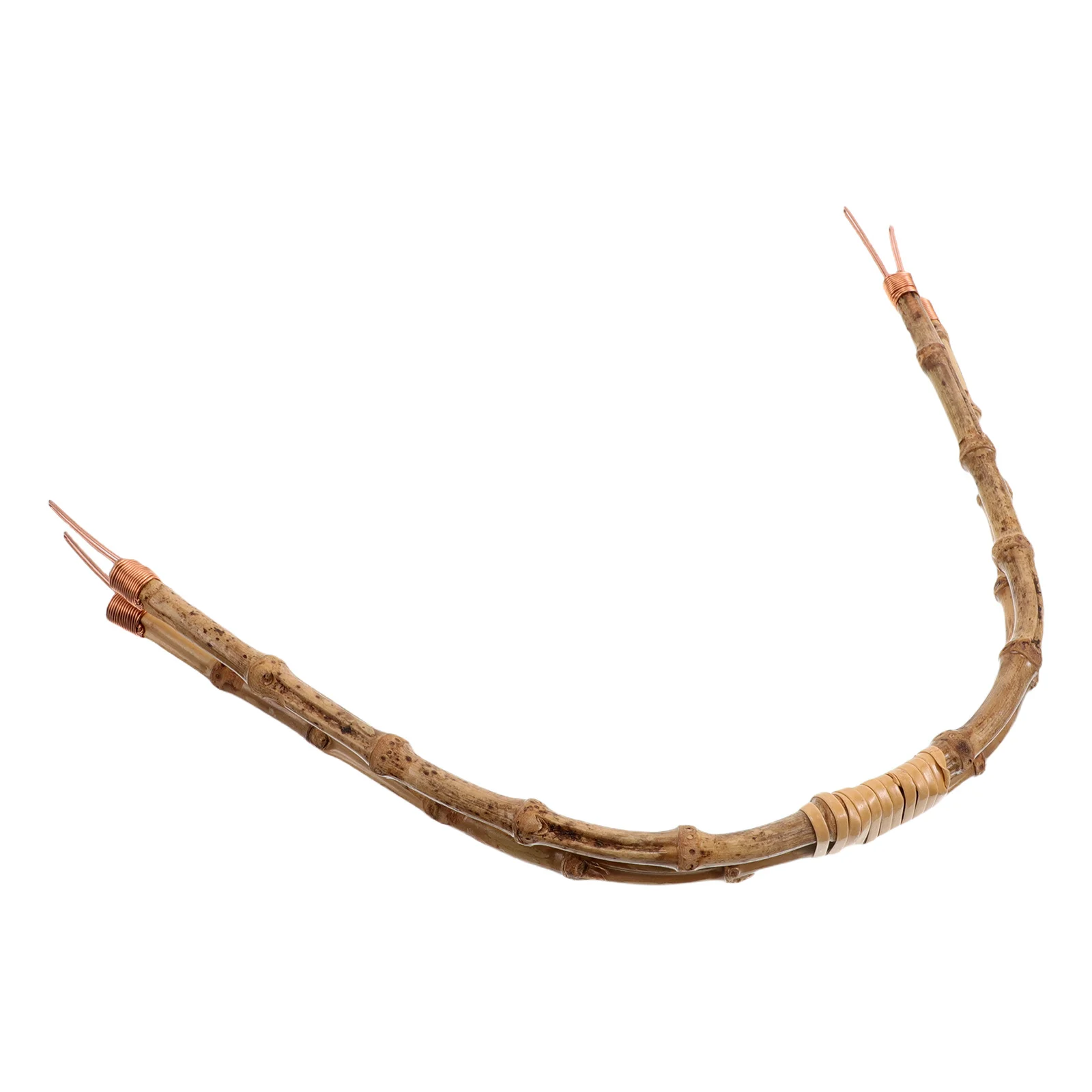 

Handwoven Rattan Sushi Plate Handle Natural Woven Tray Replacement Practical Kitchen Serving Fruit Bowl Handle