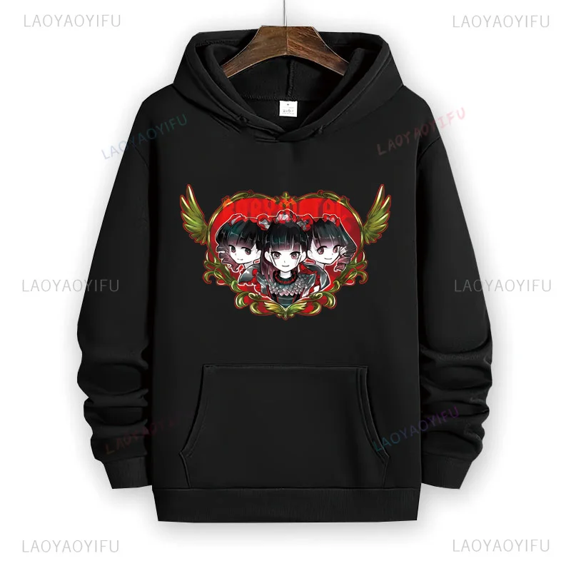 Babymetal Metal Galaxy Japan Death Metal Band Hoodies Men Casual Hoodies Pullovers Couple Streetwear New Autumn winter Hoodies