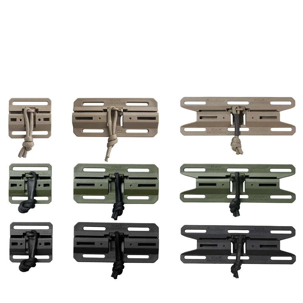 2.5cm 3.8cm Double Hole Single Hole Magnetic Suction Quick Release Buckle With One Hand Buckle To Unlock Tactical Vest Buckle