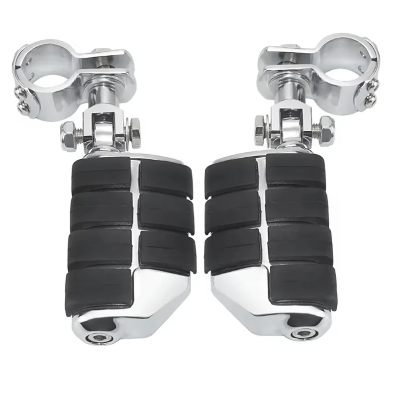 

AB56-Motorcycle Foot Pegs Pedal Rest Pedal For 25-32Mm Crash Bar Motorcycle Accessories