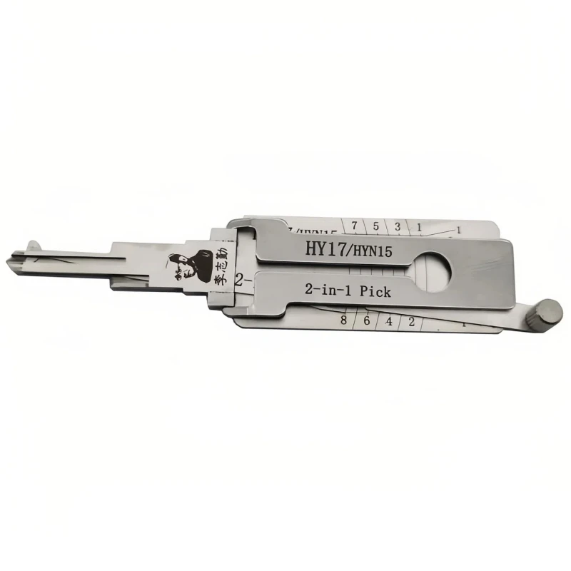Original Lishi HY17/HYN15 2 in 1 Locksmith Tool Lock Pick & Decoder Flat Milling for Hyundai Accent Models