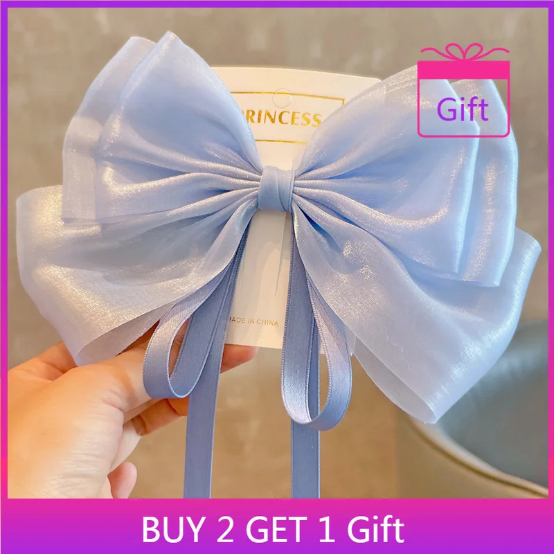 بيرليسسينت تول فيونكات شعر للفتيات شريط طويل مقاطع علوية حالمة لامع إكسسوارات الشعر الجنية الأساسية الشعر الحلي