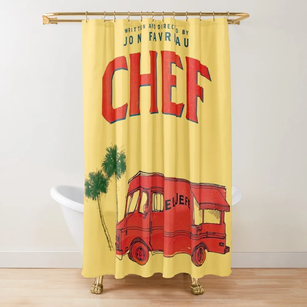 

El Jefe Food Truck Shower Curtain Shower Bathroom Bathroom Decor Shower Waterproof Curtain