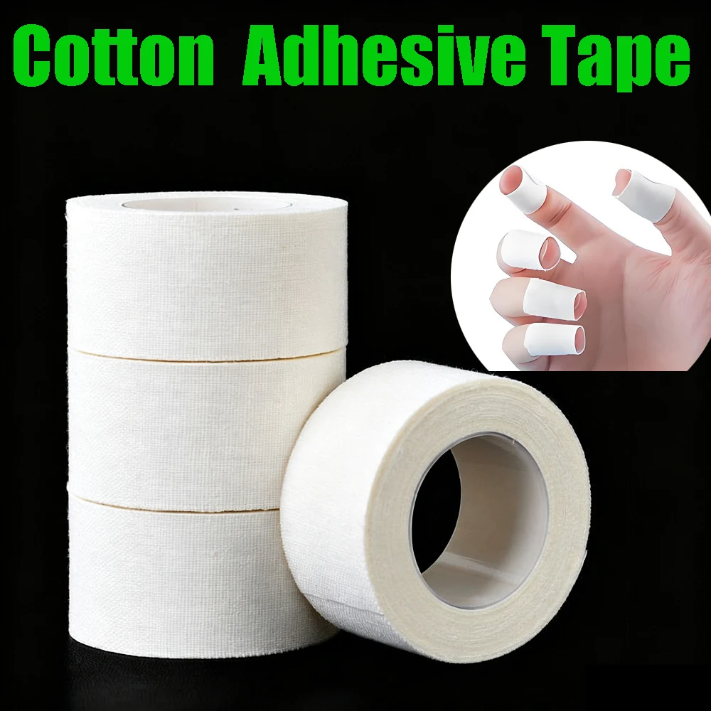 12.5/25mm/Roll Medical Waterproof Cotton Premium Adhesive Tape Sport Binding Physio Muscle Elastic Bandage Strain Injury Tape