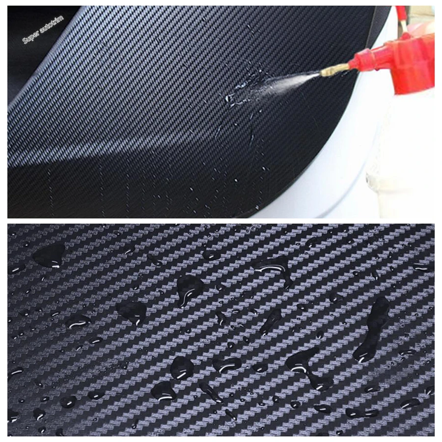 Accessories Inner Car Door Anti-Kick Pad Protection Cover Side Film Carbon Fiber Look Stickers Fit For Haval F7 F7X 2018 - 2022