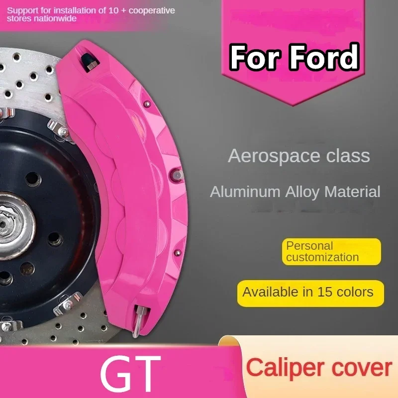 

For Ford GT Aluminum Car Brake Caliper Cover 5.4 Coupe 2004 2006 2015 66 Heritage 2017 2017 2019