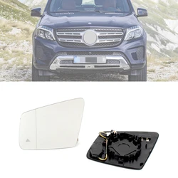 Front Door Side Heated Mirror Glass Rear-view With BSD For Mercedes-Benz GLS Class X166 2016 2017 2018 2019