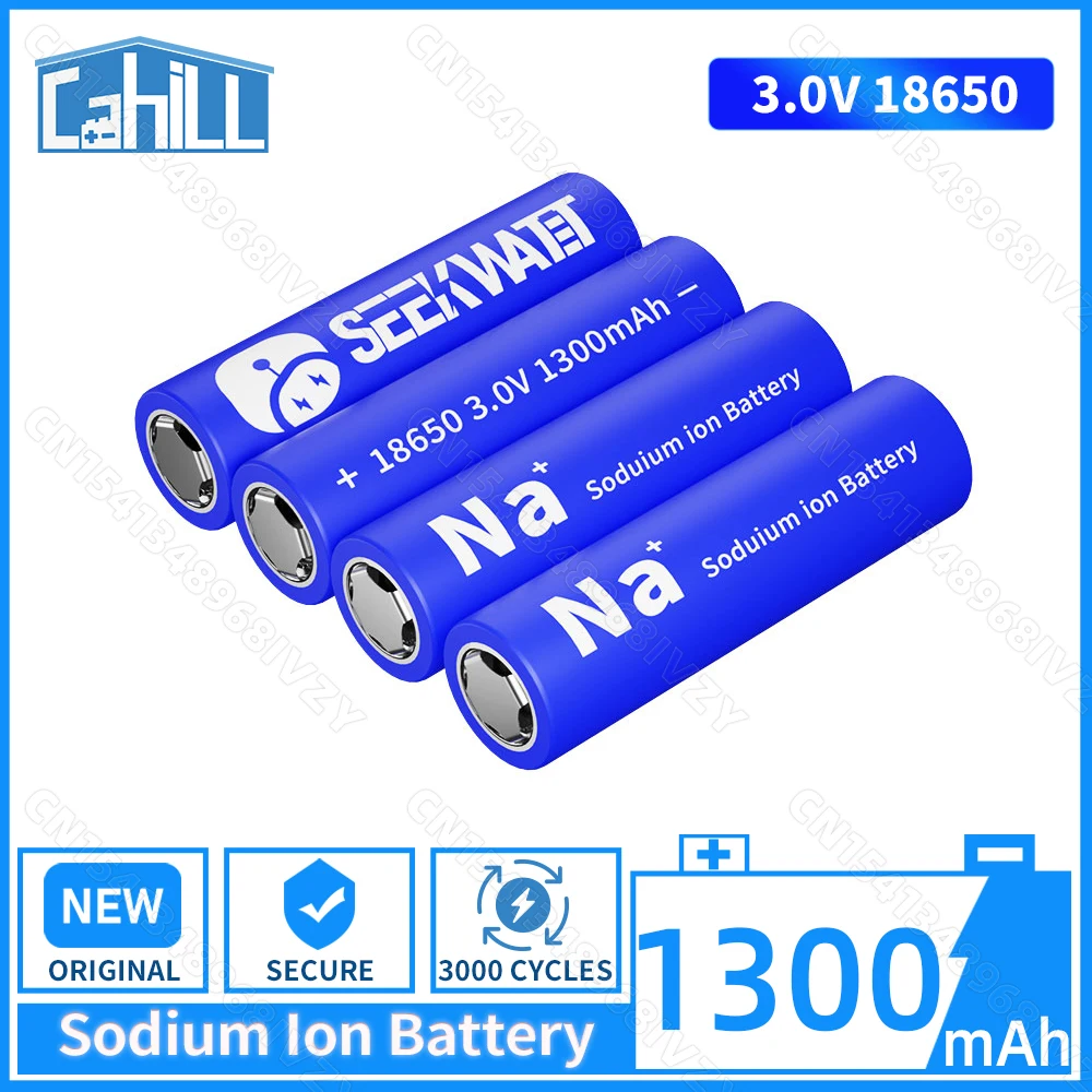الصف أ SIB 18650 3 فولت 1300 مللي أمبير بطارية أيون الصوديوم 3.1 فولت 1.3Ah Na Ion قابلة للشحن خلية Solaire لمصباح يدوي سيارات لعبة الكمبيوتر المحمول بدون طيار #1