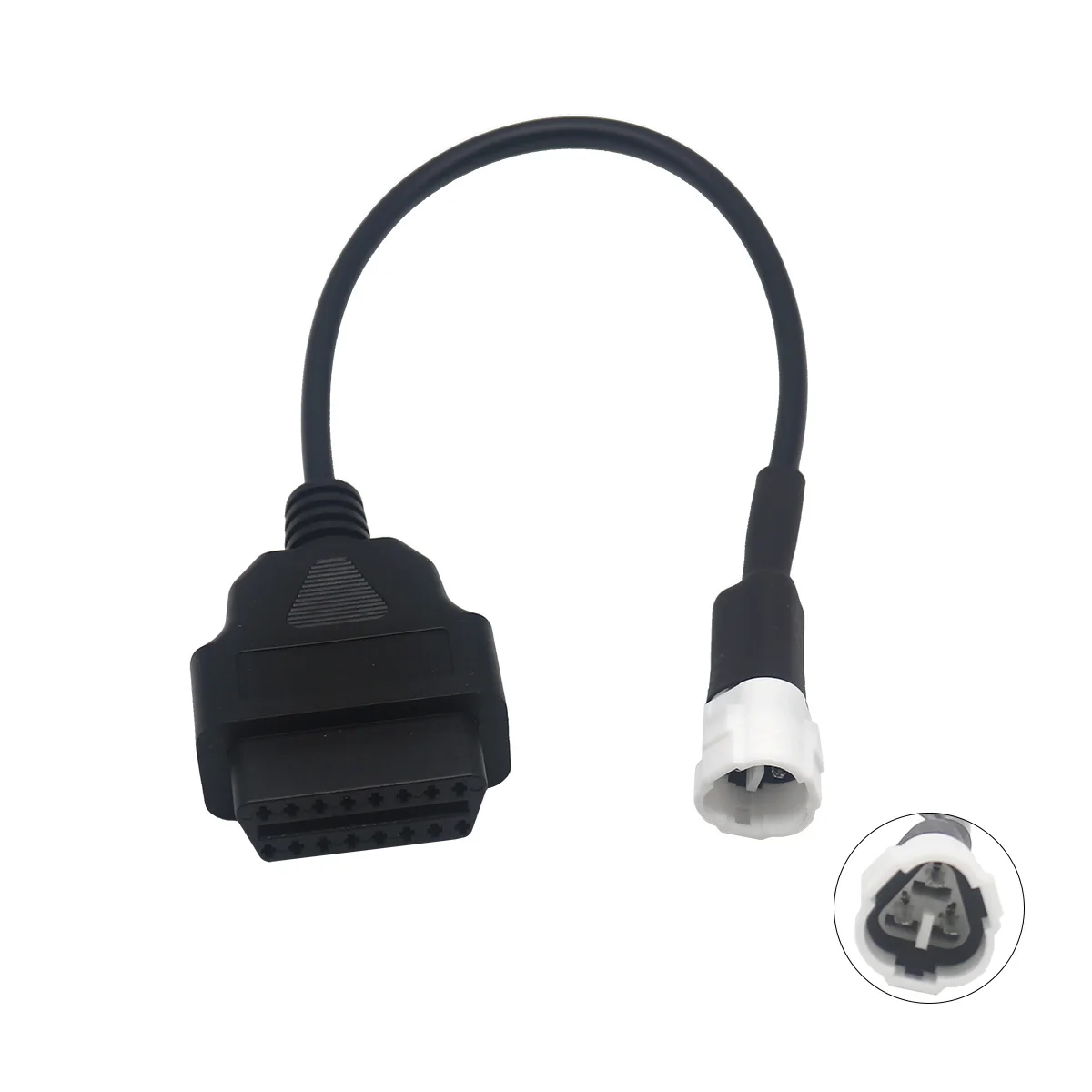 3 Pin for Yamaha Replace OBD Pin 16 with Pin 3 for Yamaha Motorcycle Adapter Cable