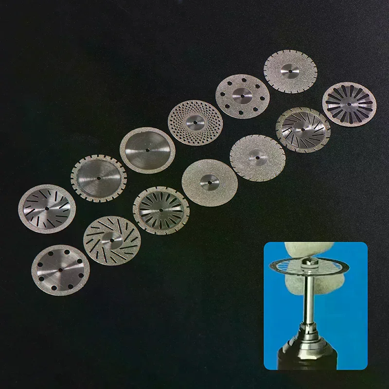 /ACR/Lab Double Sided Diamond Cutting Disc 22MM For Separating Polishing Ceramic Crown Plaster Or Jade Dental