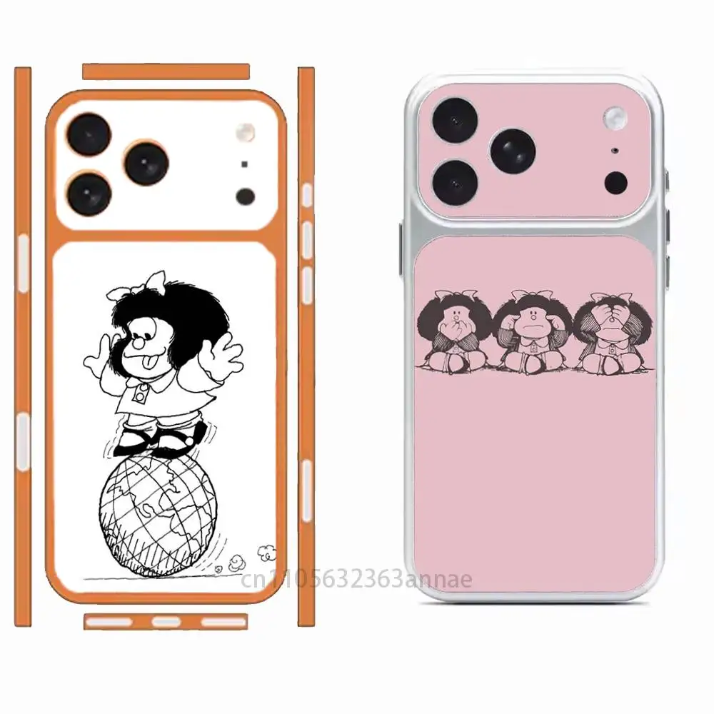 

Забавные пленки Funny M-Mafalda HD/Matte Full Coverage для iPhone 17 Pro Max 17 Pro