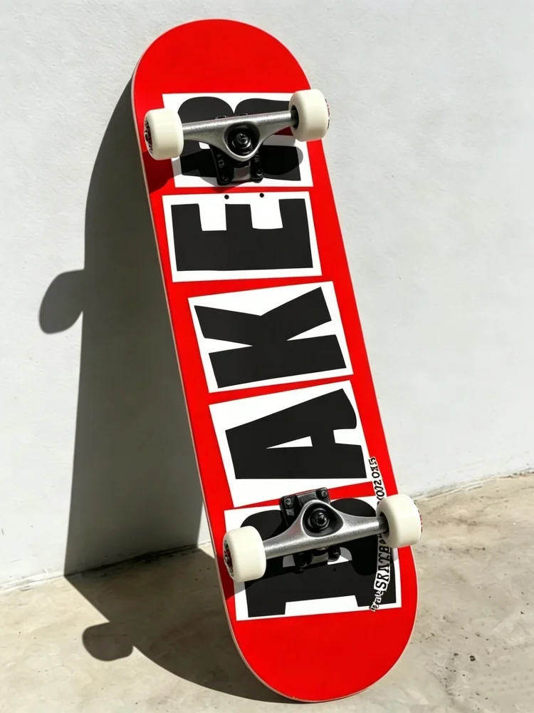 

Brand Discount Baker Skateboard Street Skateboard 8 Inch Maple Wood Skateboard Deck Double Kick Skateboard Beginner Skateboard