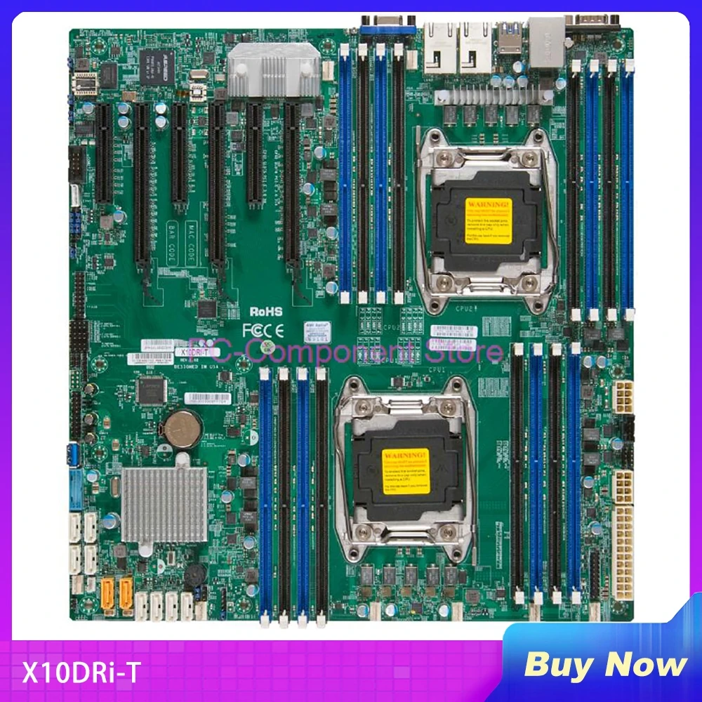 

X10DRi-T For Supermicro Server Motherboard E5-2600 v4/v3 Family Intel® X540 Dual Port 10GBase-T LGA2011 DDR4