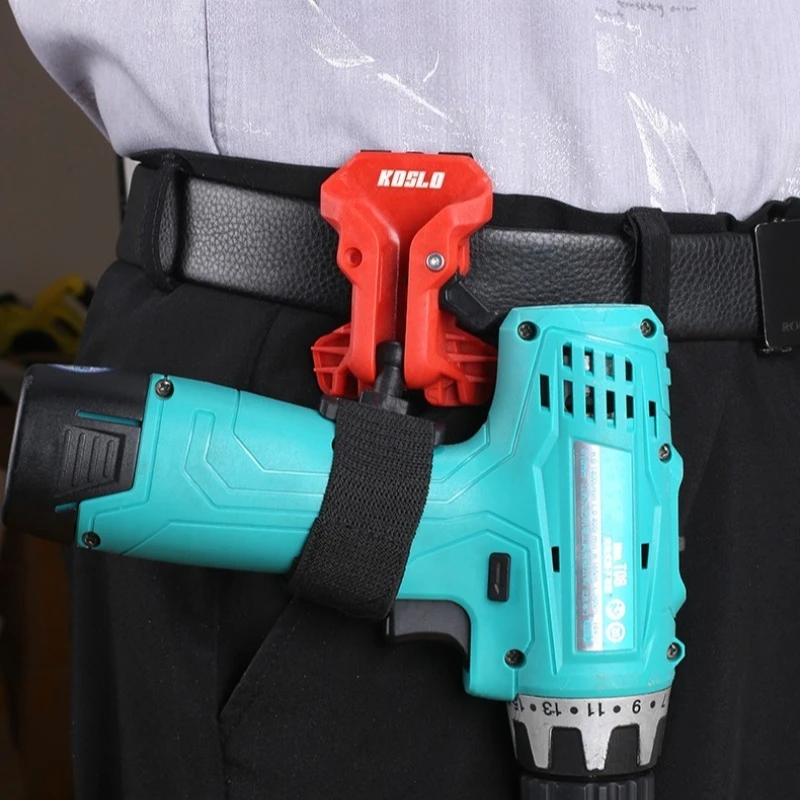 Double Lock Power Tools Quick Hanging Hooks Quick Release Storage Self-Locking Waist Lock Tool Organizer Hook To Prevent Falling