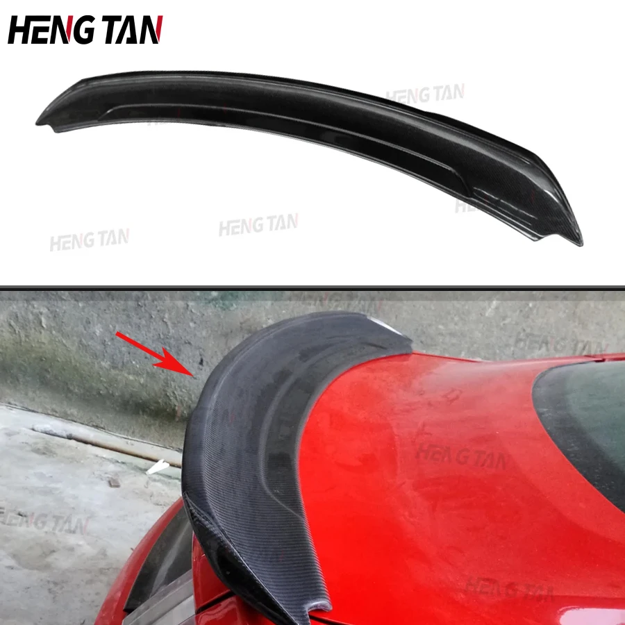 

GT350 Carbon Fiber Rear Trunk Spoiler Rear Wing Tail Wing Parts For Ford Mustang 2018-2022 Upgrade Body kit