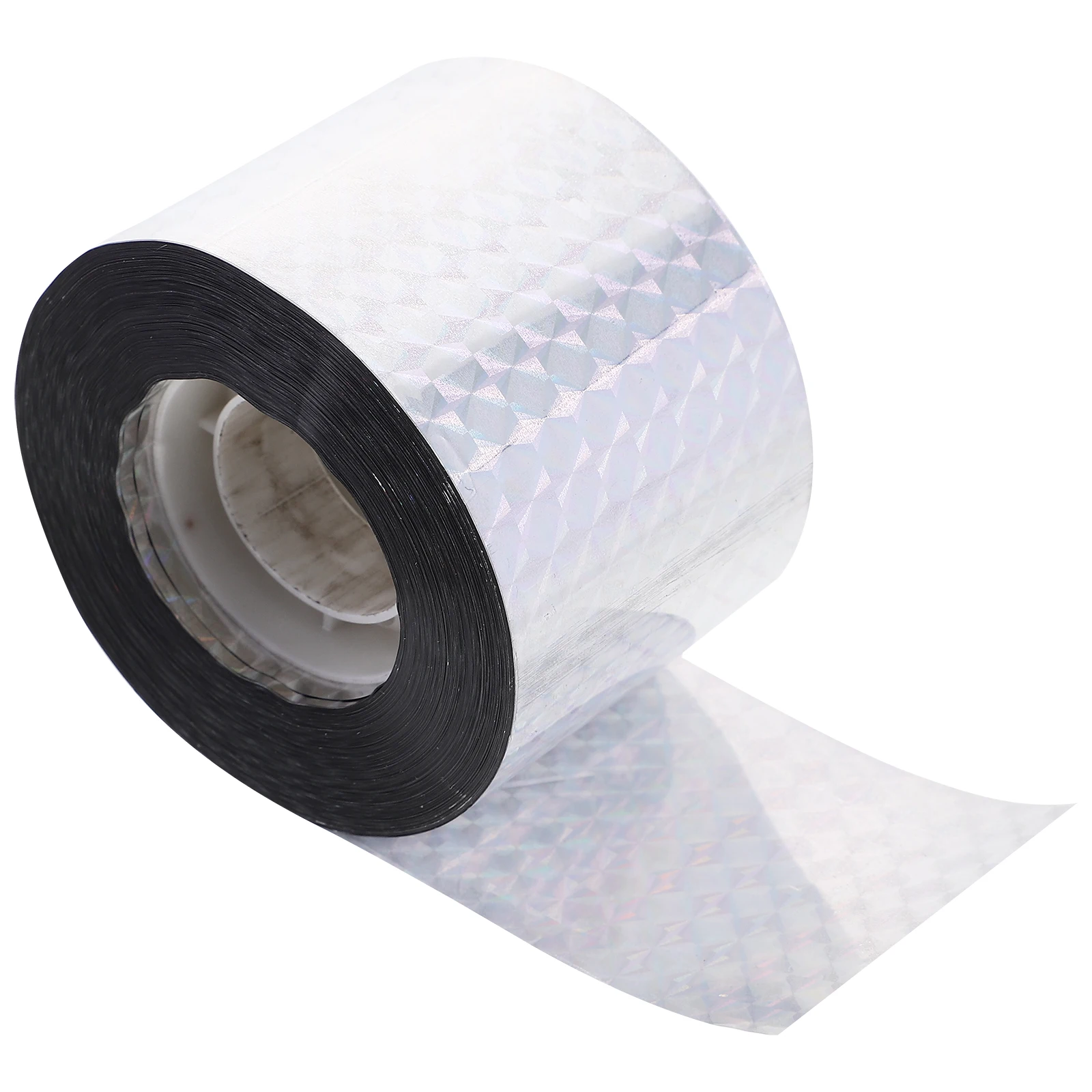 

1 Roll Reflective Bird Scaring Tape Outdoor Spiral Bird Repellent Tape for Yard Orchard Birds Scare Tapes