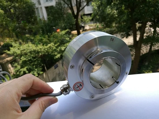 Waterproof hollow through hole elevator rotary encoder ZKT8030 photoelectric code disk 1024, 1200 lines anti-interference