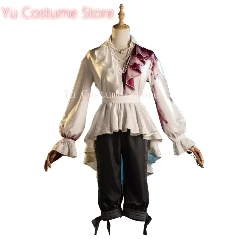 

Yu Costume Anime! Identity V Joseph Hangover Skin Red Wine Rose QiZhen Fashion Game Suit Uniform Cosplay Costume Party Outfit
