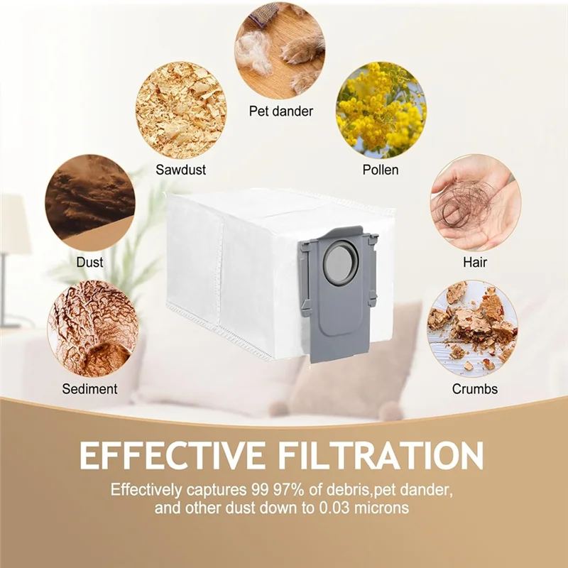 مجموعة استبدال الملحقات A83G للمكنسة الكهربائية Roborock QV 35A 35S، أسطوانة الفرشاة الرئيسية، مرشحات Hepa