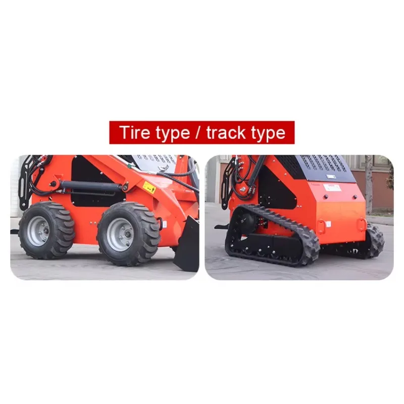 Chinese SWTL4538 Mini Crawler Skid Steer Loader EPA Stage V Engine Trackless Tractor Loader Featuring Core Pump Bearing