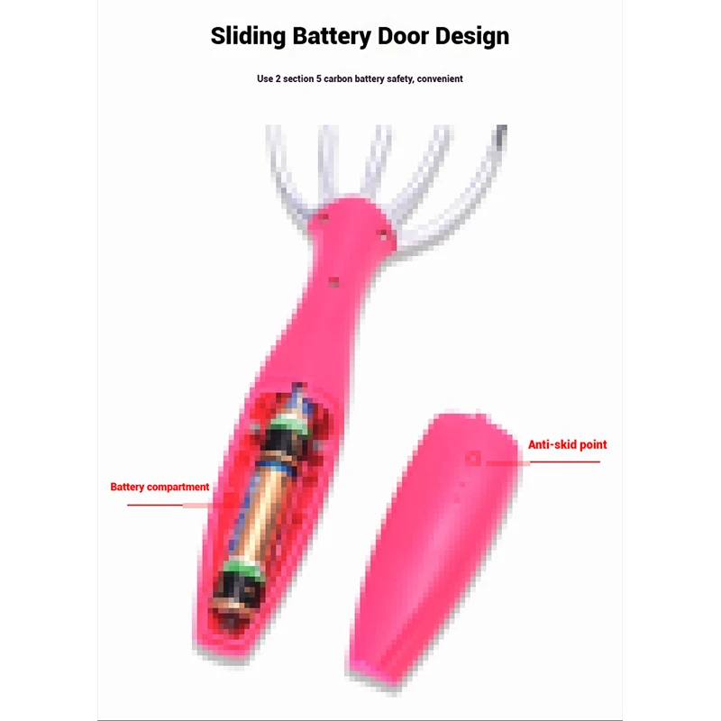 Electric Five-finger Head Relaxation Massager Hair Spa Scalp Neck Headache Pressure Relief Release Whole Body Portable Massage - Image 5