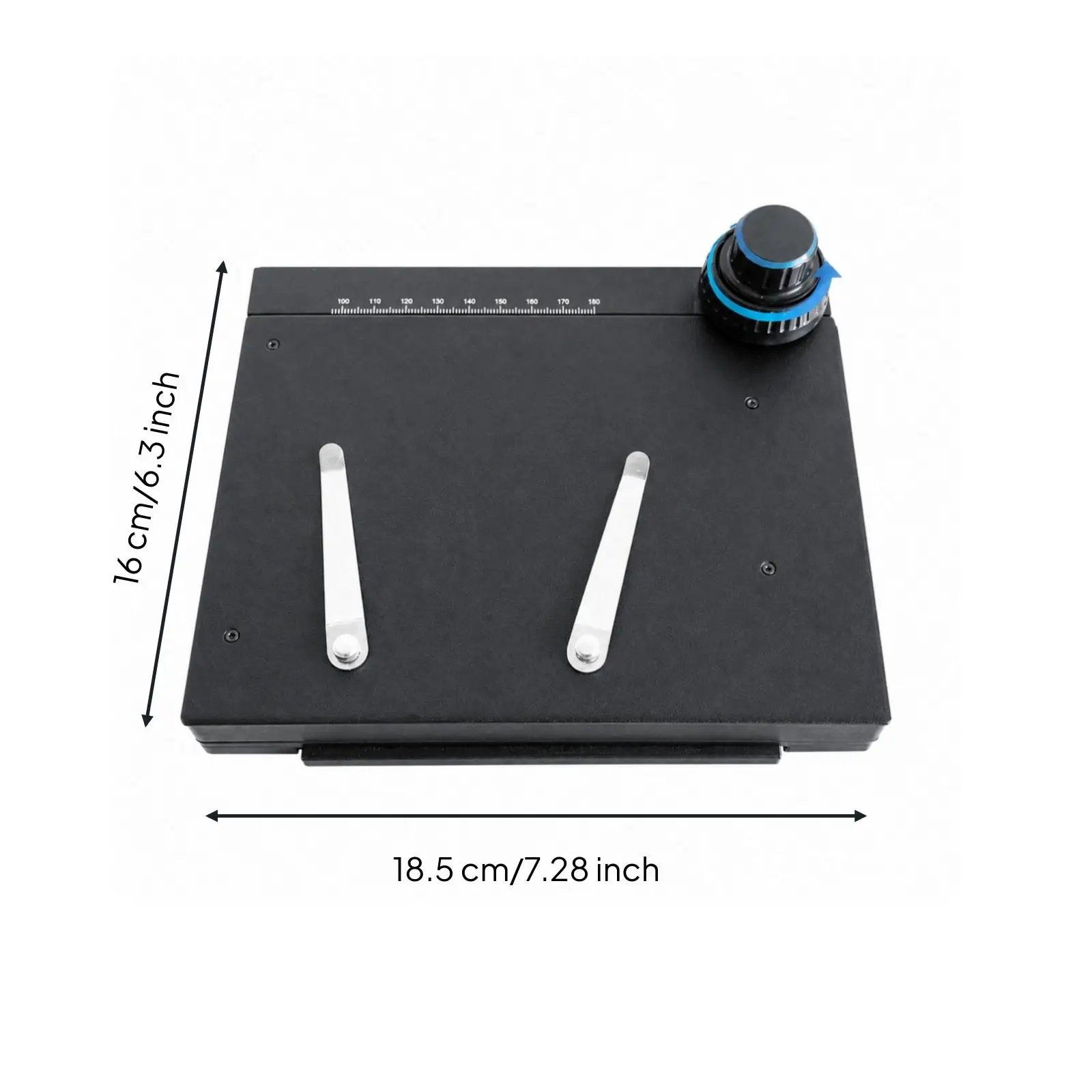 Lab Microscope Moving Stage Fine Adjustment Positioning Table Compatible with Standard Microscopes for Education and Research