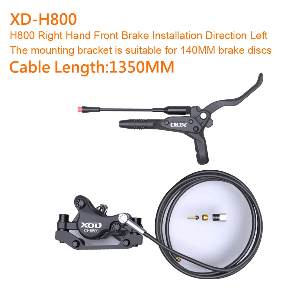 XOD H800/H880 Electric Scooter Hydraulic Disc Brake for KUKirin G2 Master G2 MAX G2 PRO2025 Electric Scooter Hydraulic oil Brak image 3
