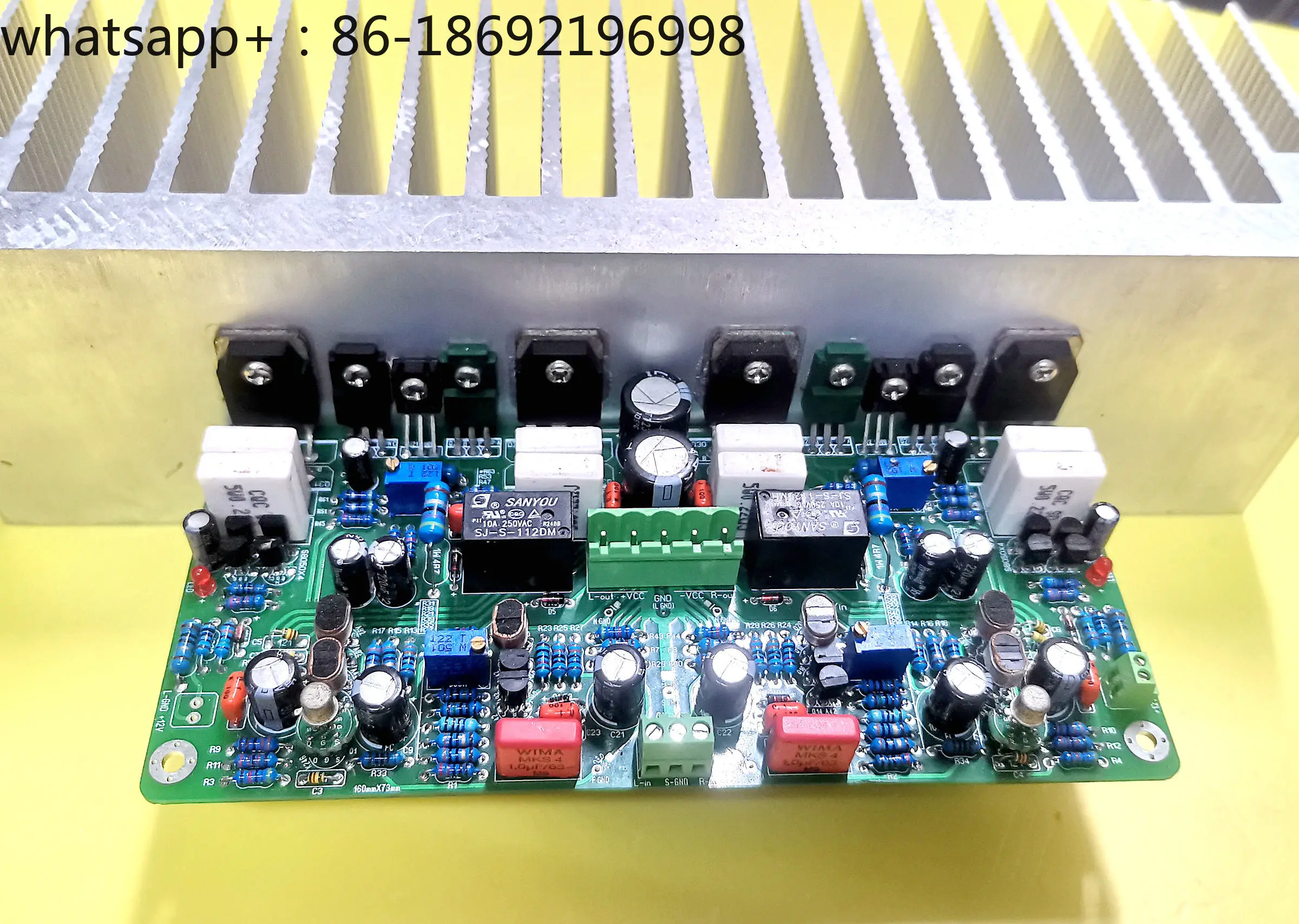 HDAM Gaowen Architecture Amplifier Board, Differential Twin Tube Dual-channel Mirror Integrated Xiaojia Amplifier Board