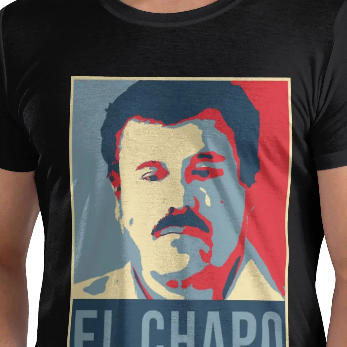 Joaquin El Chapo - Guzman Narcos Crime TV Pablo Escobar 100% Cotton T-Shirt Men'sFashion T Shirts Men O-Neck Short Sleeve S-6XL